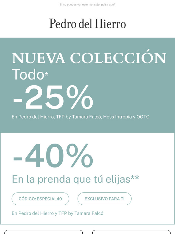 ¿Celebración a la vista?  | -40% en la prenda que más te guste