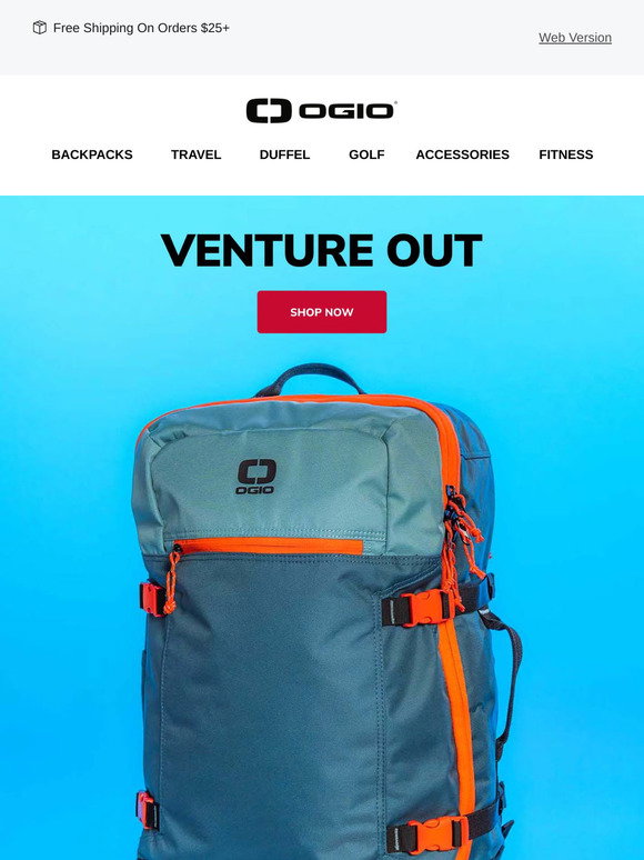 Zaino OGIO Alpha Venture | 38L Unisex | Con Borsa A Tracolla Rimovibile | Tasca Laptop 16''