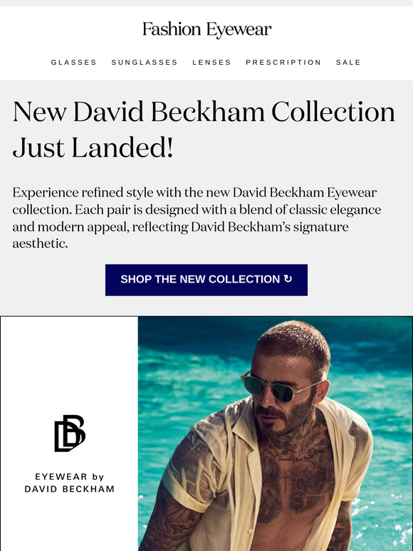 Effortless Style with David Beckham Eyewear