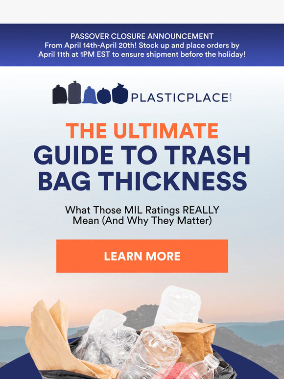 Ever Had a Trash Bag Disaster? Here’s Why Your Trash Bags Keep Breaking.