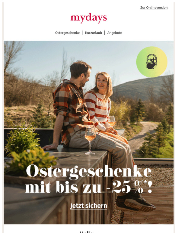 Bis zu 25 % Rabatt zu Ostern 🐰
