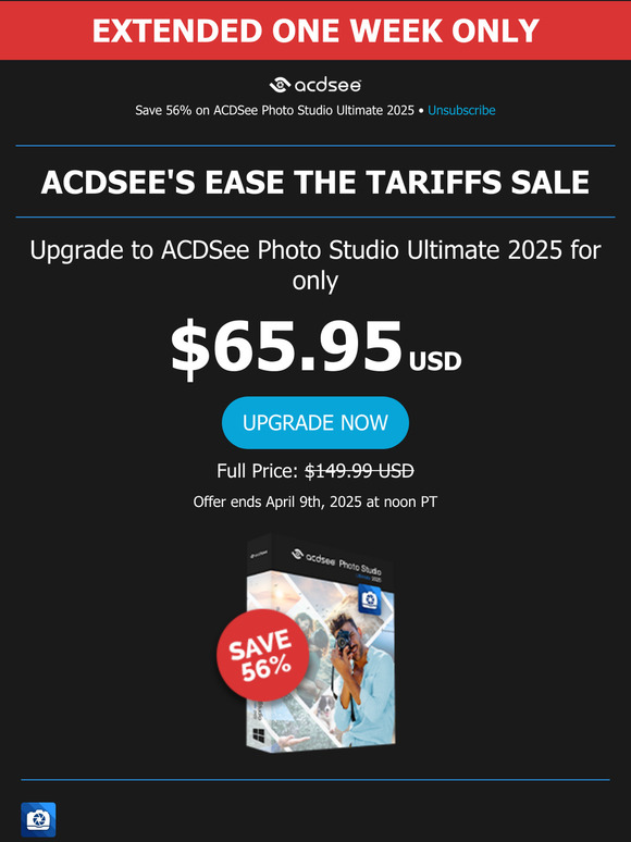 Final 48 hours: Ease the tariffs' sale, save 56%