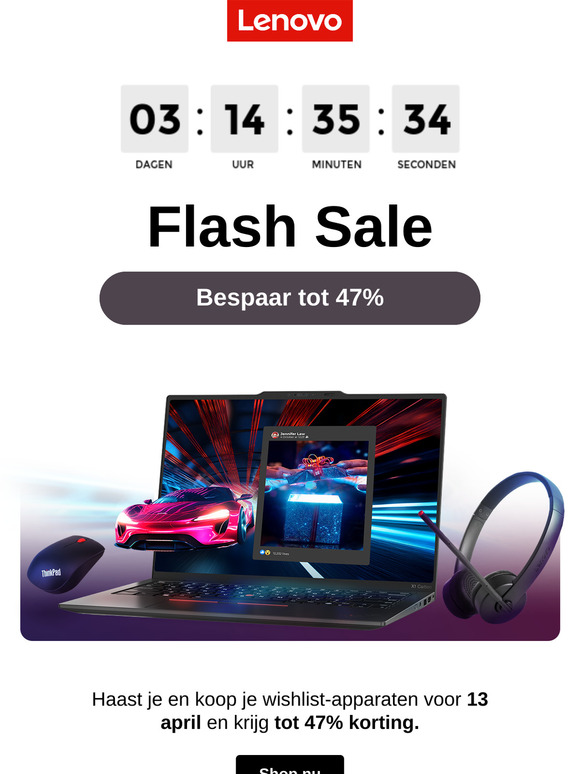 Hallo —, een speciale aanbieding – 47% korting, speciaal voor jou!
