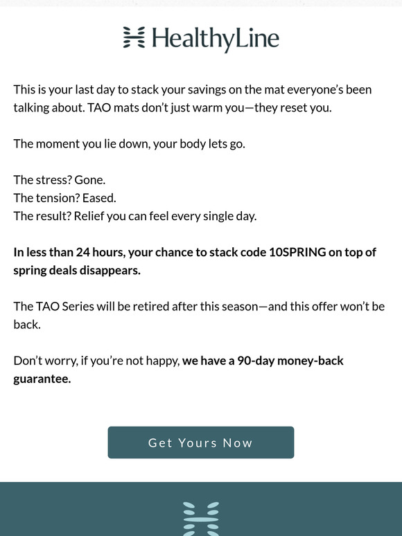 there, less than 24 hours to save on TAO