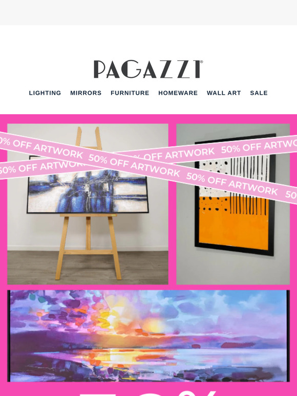 50% OFF ARTWORK! 🎨