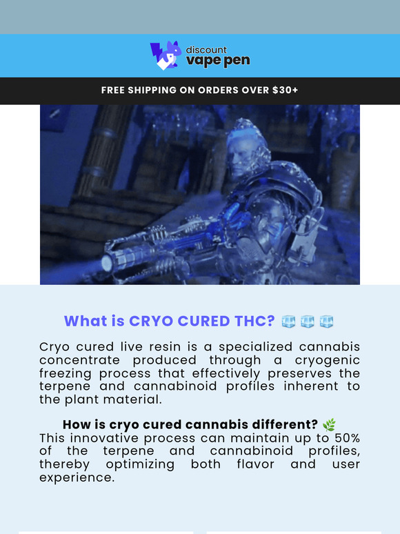 Discover the Magic of Cryo Cured 🌿🧊