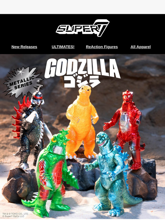 Kaiju Gleams Metallic in the 5th Toho Blind Box Wave