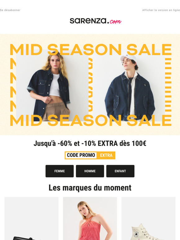 Les marques du dimanche ❤️ jusqu'à -60%