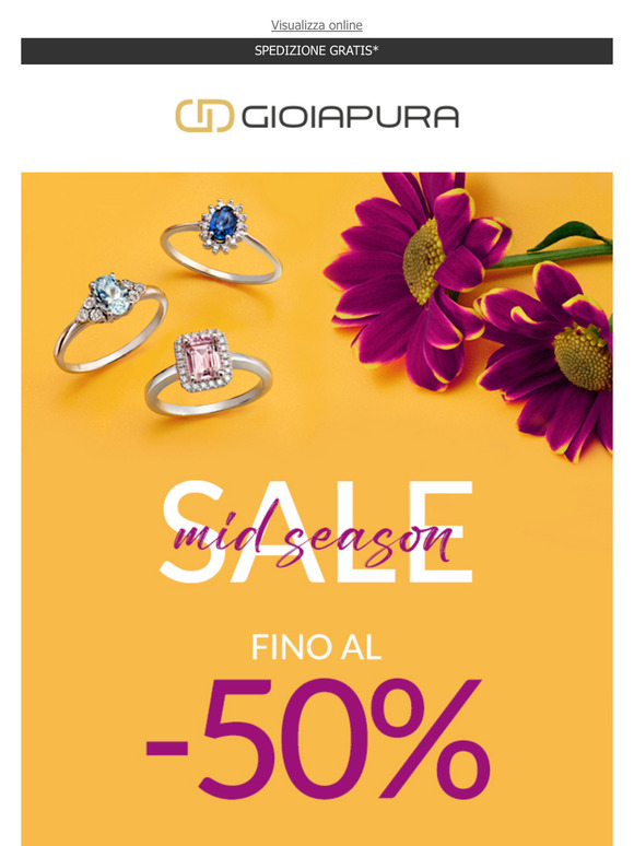 Iniziano i Mid Season Sale: fino al -50% su quello che ami di più!