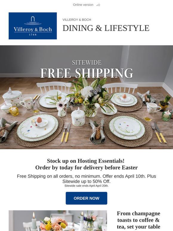 Sitewide Free Shipping! Hop to it!