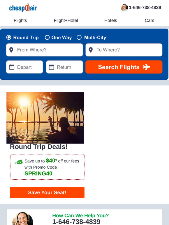 ✈ Major Airlines Deals!