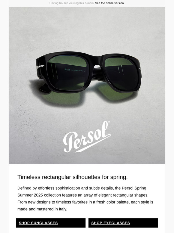 Timeless rectangular silhouettes for spring