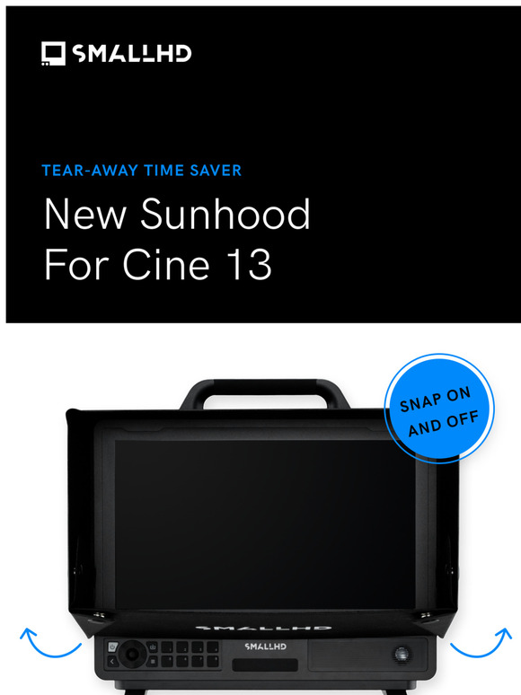 Meet the new Snap-On Sunhood for Cine 13