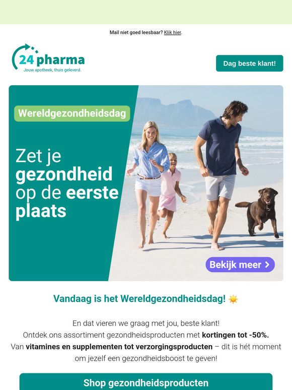 , vier met ons wereldgezondheidsdag! 🌎