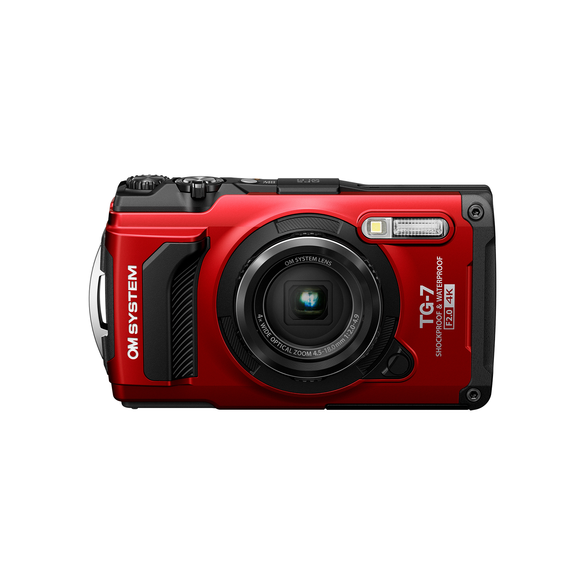 Image of OM SYSTEM Tough TG-7 Camera Red
