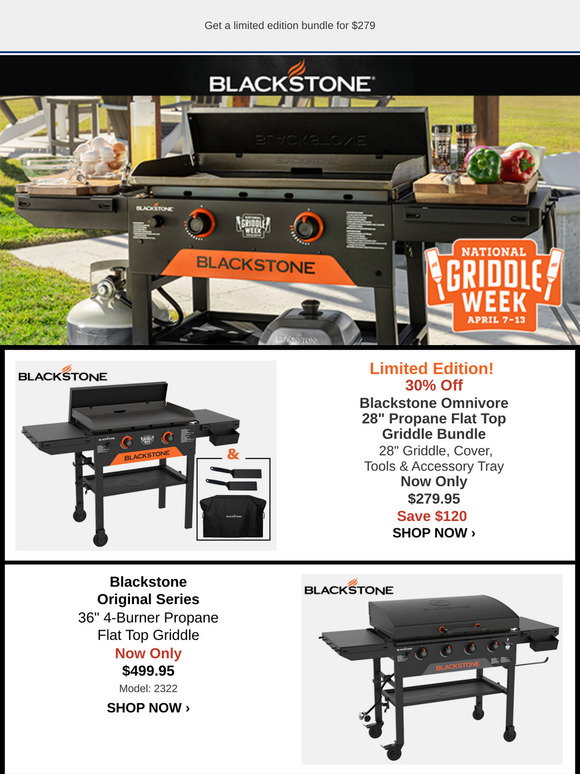 PC Richard & Son: Blackstone: It's National Griddle Week! | Milled