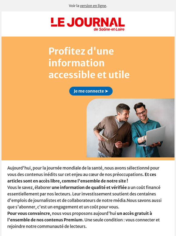 Aujourd'hui, tous nos contenus sont gratuits