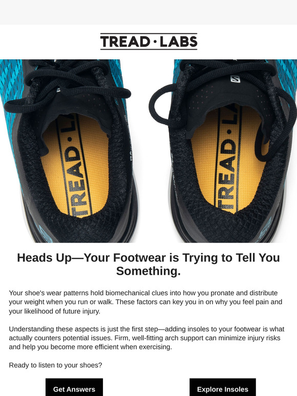 Unread Message From: Your Shoes