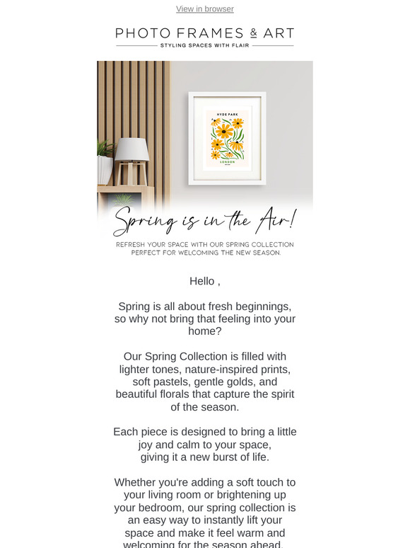 Say Hello to Spring with Our New Seasonal Collection