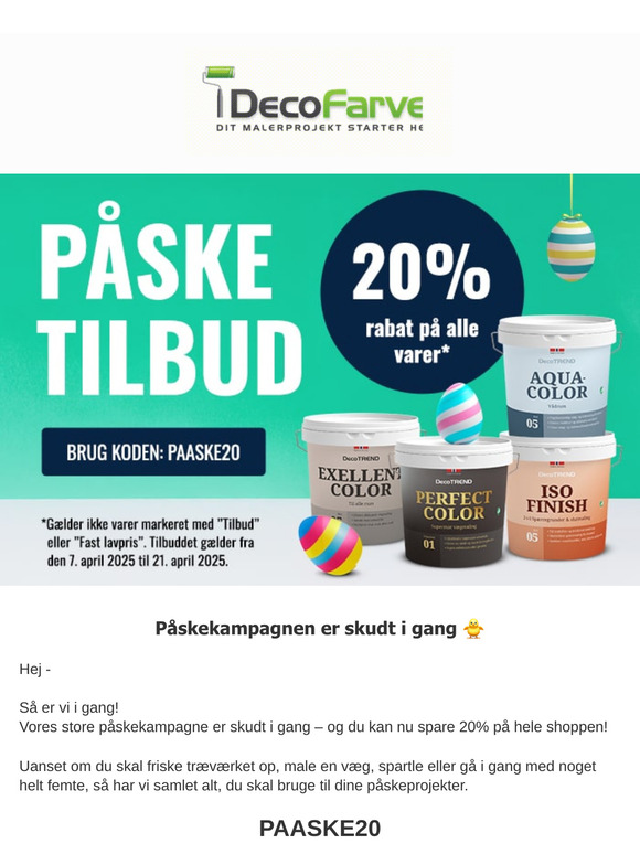 Vores store påskekampagne er i gang! 🐣