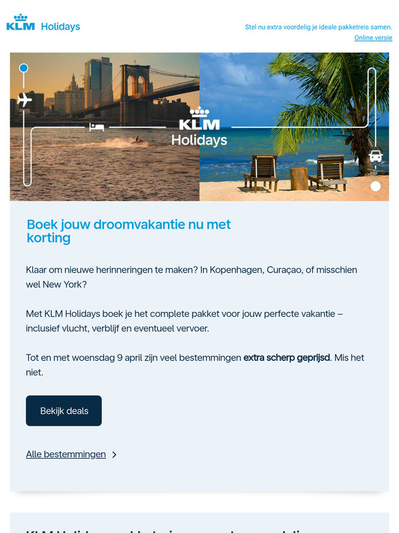 Droomvakanties naar o.a. New York nog t/m 9 april extra scherp geprijsd!