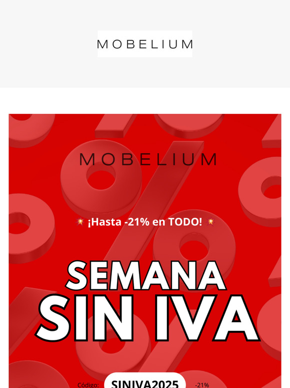 💥SEMANA SIN IVA💥Todo -21%.