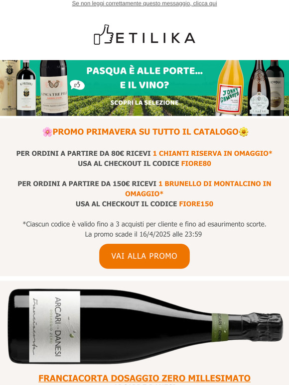 🍾Franciacorta Dosaggio Zero Arcari e Danesi, Petrignano Chianti Classico, Pinot Grigio Attems