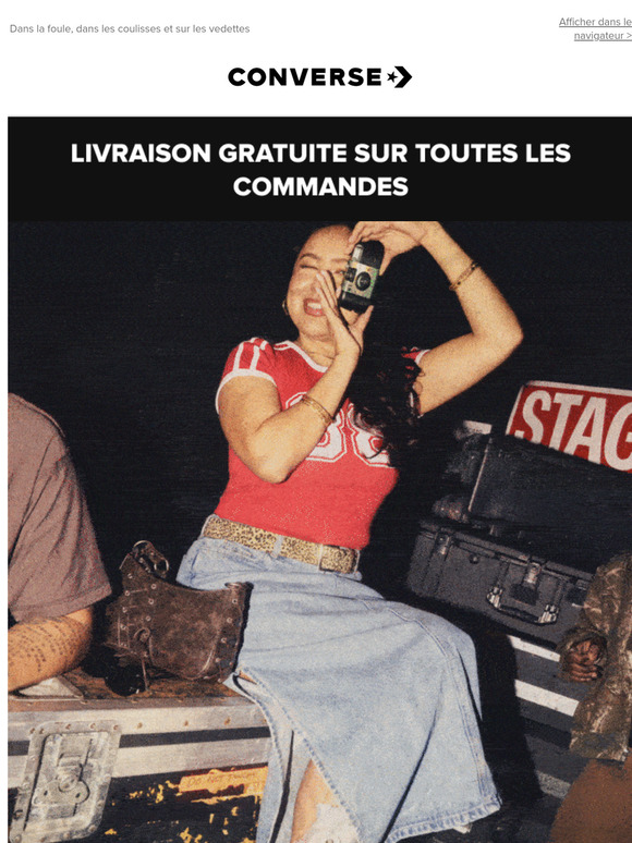 Des Converse à mettre sur toutes les setlists