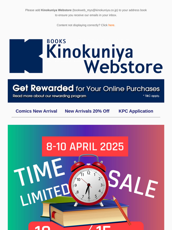Webstore Time Limited Sale is Back!!