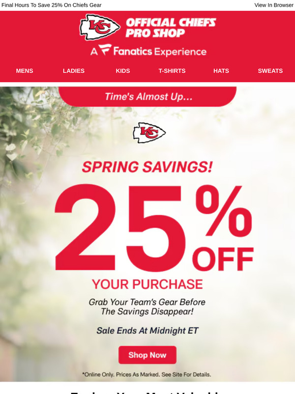 Every Second Counts -- 25% Off Is Ending!