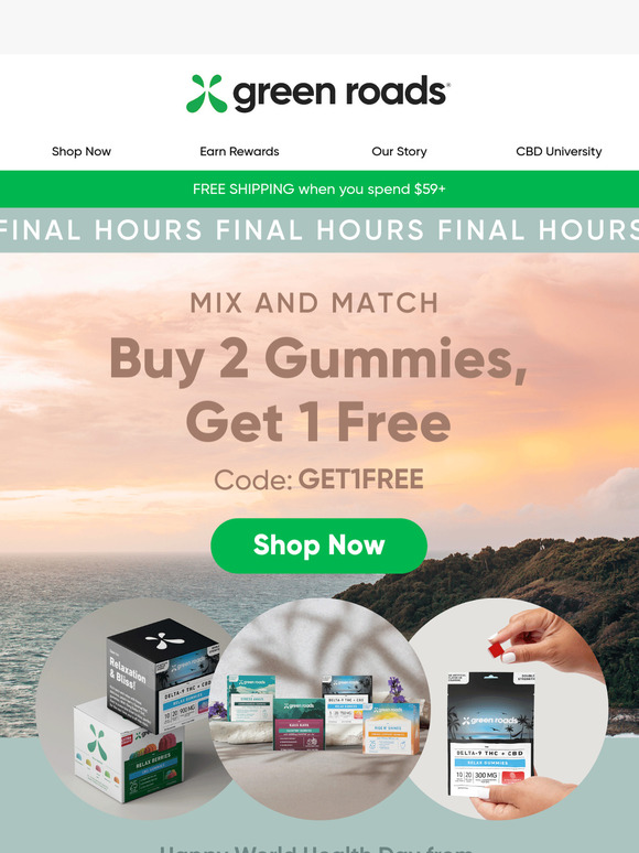 Final Hours! B2G1 Gummies!