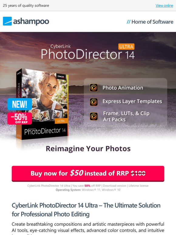 CyberLink PhotoDirector 14 Ultra – The Ultimate Solution for Professional Photo Editing