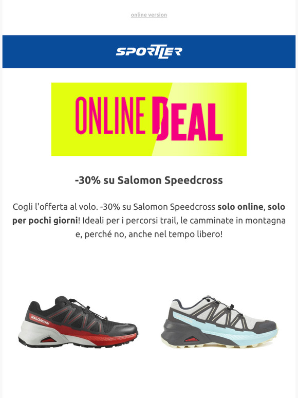 -30% su scarpe trail Salomon