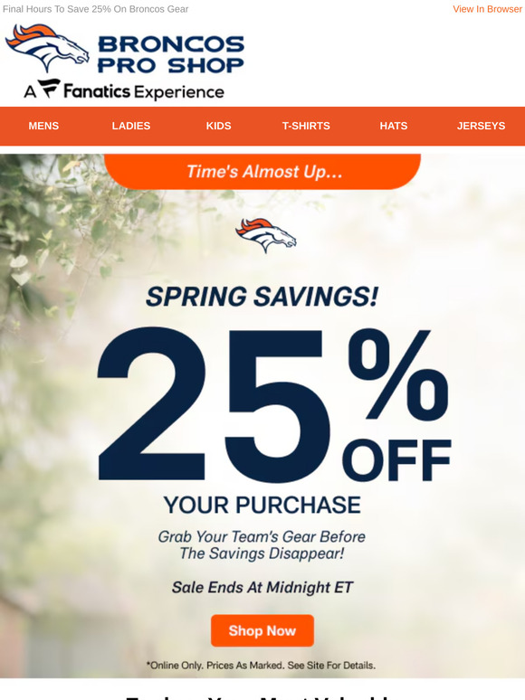 Every Second Counts -- 25% Off Is Ending!