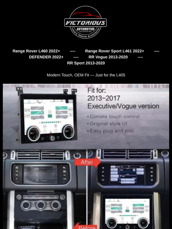 Modern Touch, OEM Fit — Just for the L405