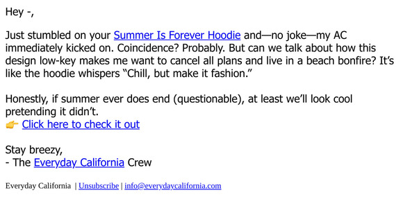 —, Summer Can Last Forever. Here’s How 👀