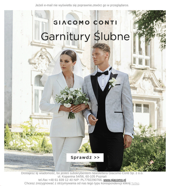 Wedding season is coming >> Garnitury ślubne 🤵