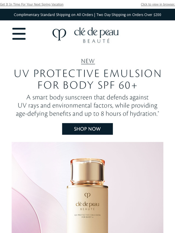 ☀️ NEW UV Emulsion for Body SPF 60+