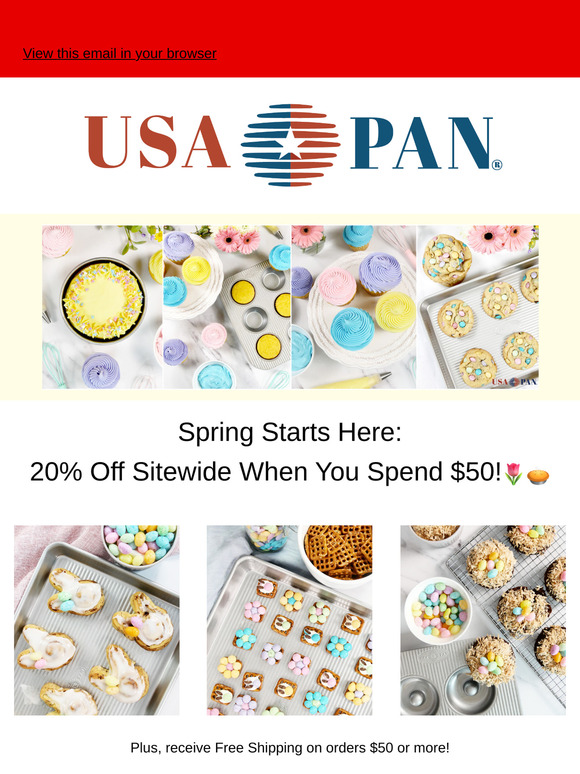 Spring Starts Here: 20% Off Sitewide