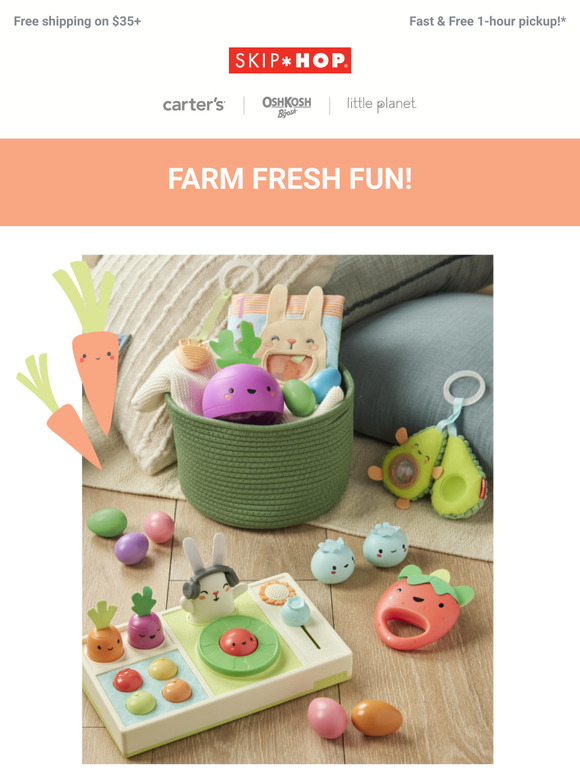 It’s OK To Play With Fruit & Veggies! 🌽🍓🥑