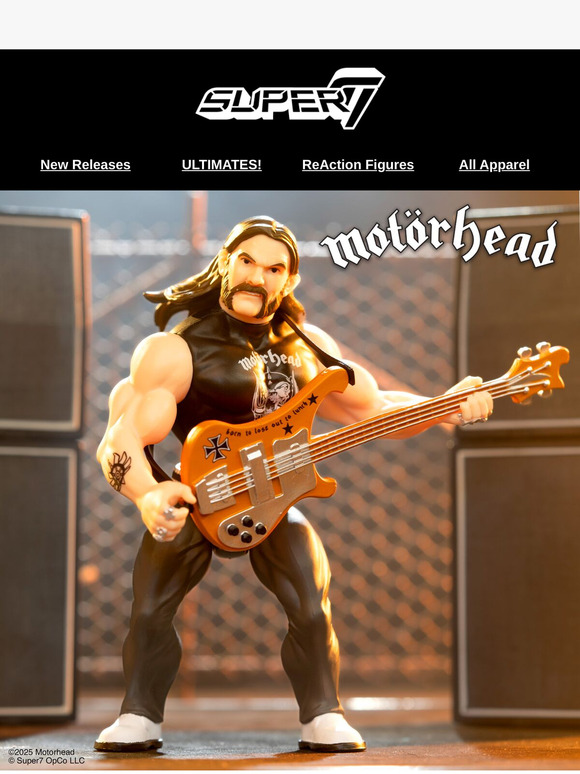 Raise Some Hell With the New Lemmy Vintage Figure!