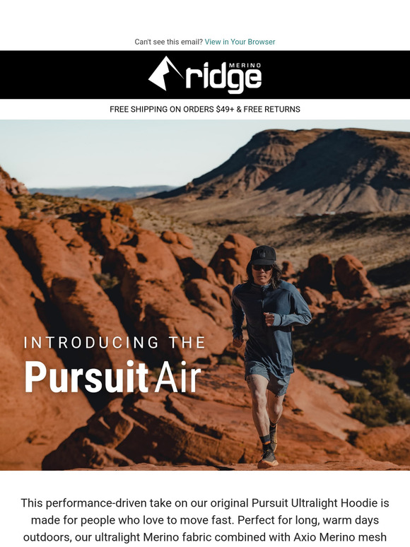Introducing the Pursuit Air Hoodie