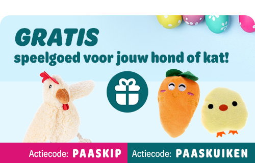 Gratis speelgoed voor jouw hond of kat!