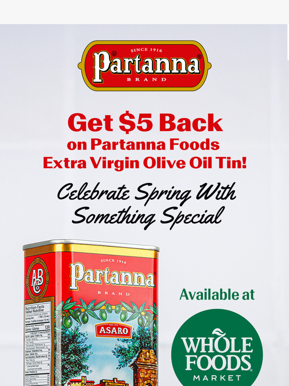 Save on Partanna with Aisle + Whole Foods