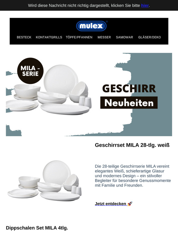Neu im Shop: Entdecke unsere elegante Geschirrserie + Gratis-Geschenk!