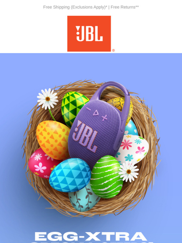 Egg-xtra Loud. Egg-xtra Savings. Up to 40% Off!