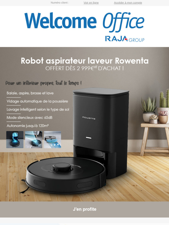 Aspirateur robot offert avec votre commande !