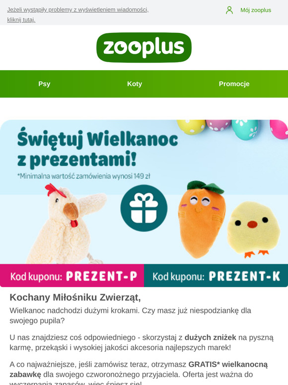 🐣🐇 Gratisy i rabaty do 30% na Wielkanoc!