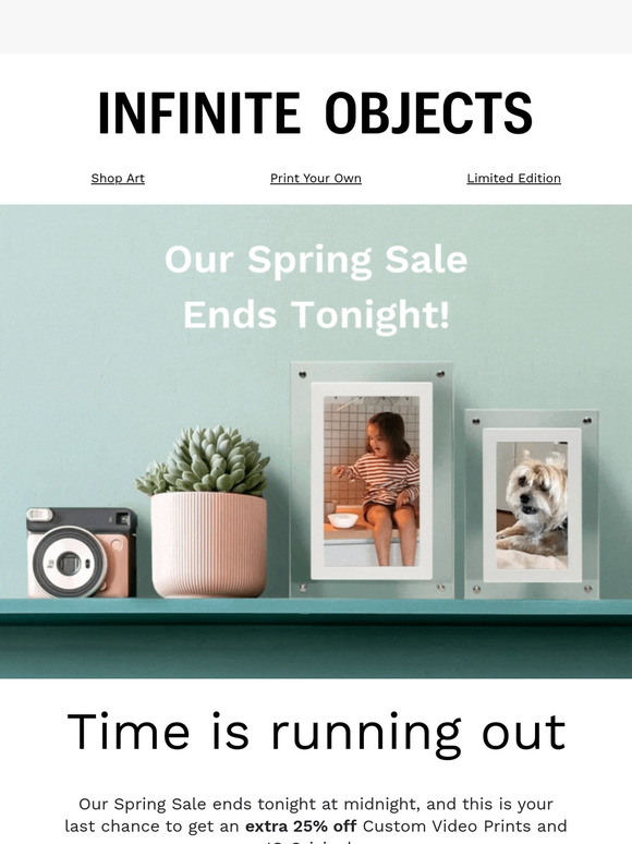 Final Hours to Save 25% 🌷