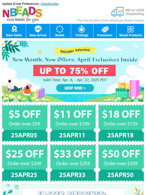 April Deals Are Here: Save Up to 75% OFF on Your Favorites Before   They're Gone!